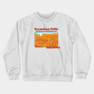 The Wave, Vermilion Cliffs National Monument Crewneck Sweatshirt